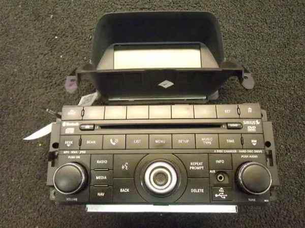 09-10 dodge journey oem 6 dvd usb navigation radio lkq