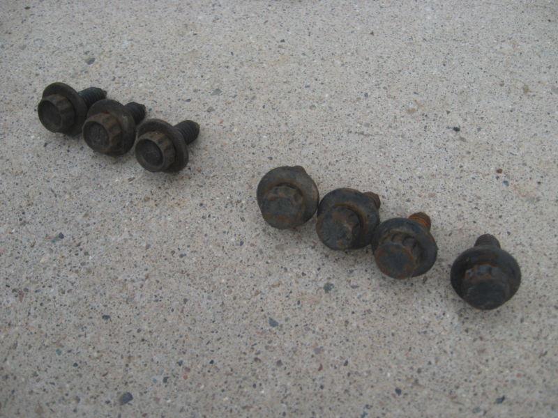 ☛ original gm used☚68-72 chevelle,monte, camaro,nova, correct hood latch bolts
