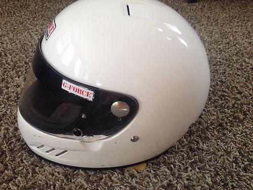 G-force Racing Helmet White XL Clean SFI certifed SA 2005 Full Face, US $0.99, image 3