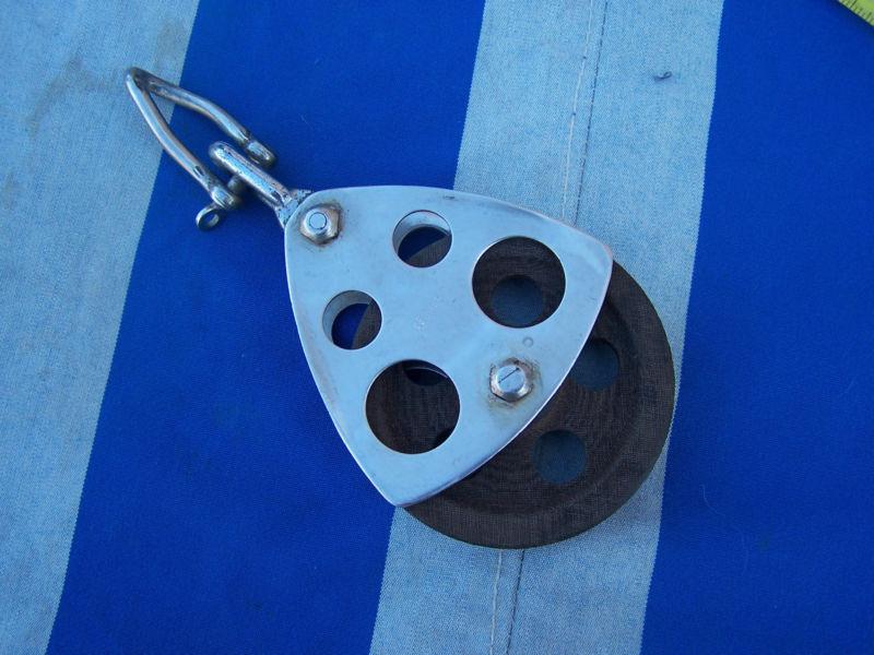 Vintage lewmar sailboat block