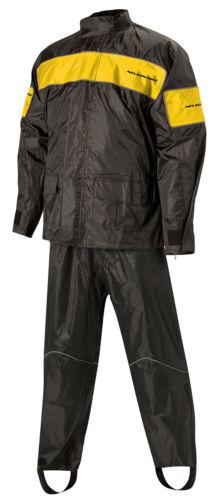 Nelson-rigg ps-1000 prostorm rainsuit yellow black size large