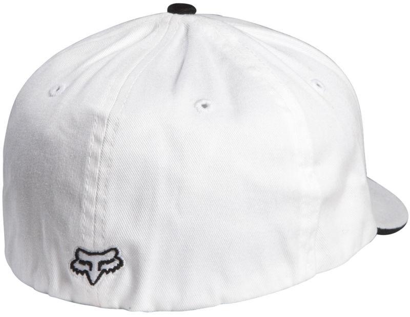Fox Constant Shift White Fitted Flexfit Medium Profile Hat Cap Hats MX 2014, US $24.31, image 2