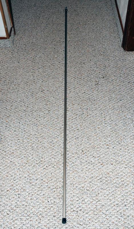 Hiking stick - 6'  aluminum tiller extension with stainless steel connector.