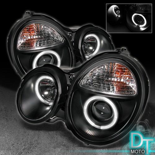 Purchase BLACK 9699 MERCEDES W210 ECLASS DUAL HALO PROJECTOR