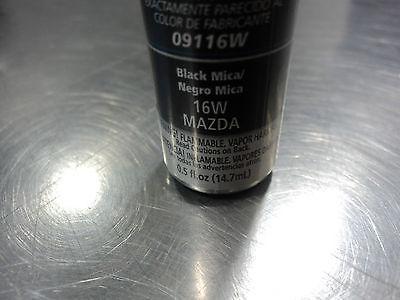NEW OEM MAZDA TOUCH UP PAINT MARKER & BRUSH BLACK MICA 16W 0000-91-16W, US $10.95, image 2
