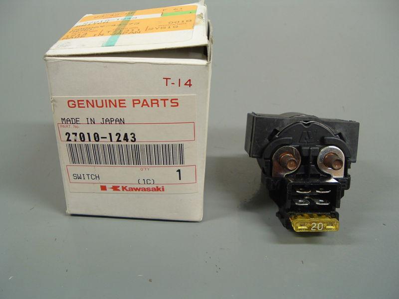 Kawasaki 27010-1243 starter selonoid (oem kawasaki new) 220 bayou