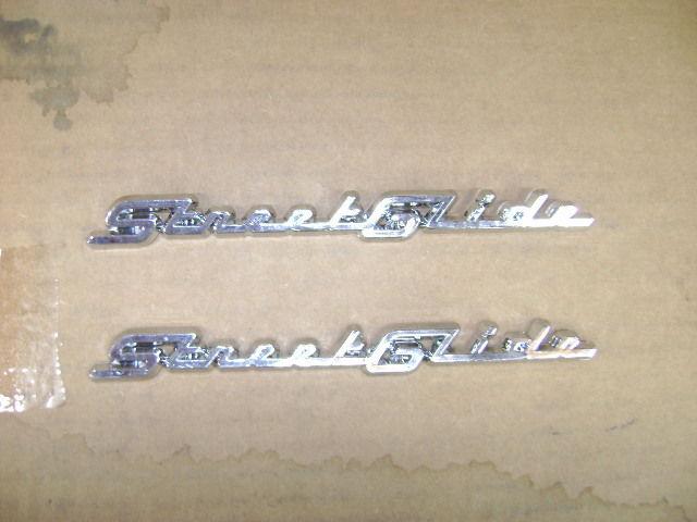 Street glide fender & saddlebag emblems harley streetglide 