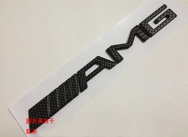 Car mercedes - benz amg personalized car sticker carbon fiber