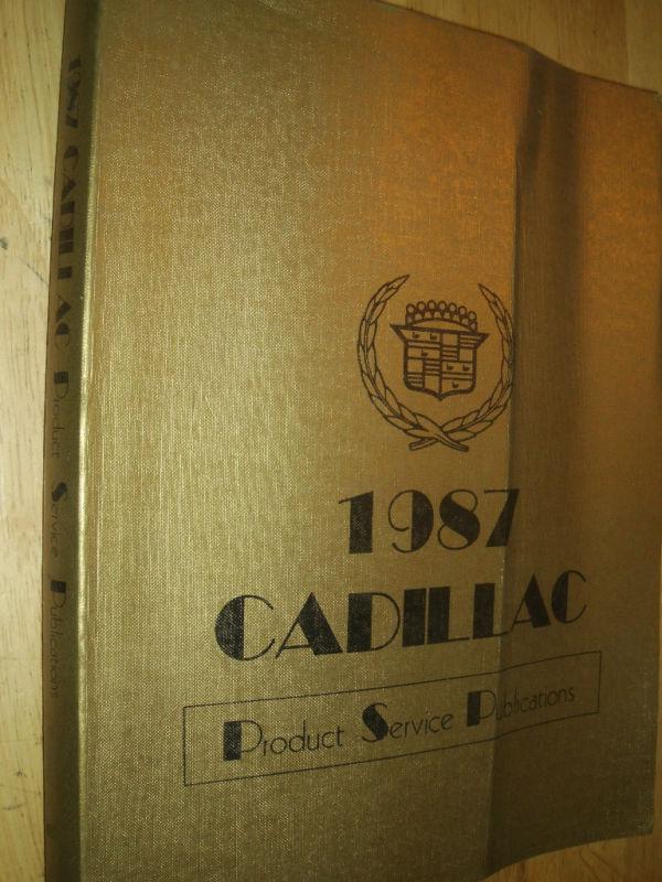 1987 cadillac bound service bulletin set /  original book allante and more!