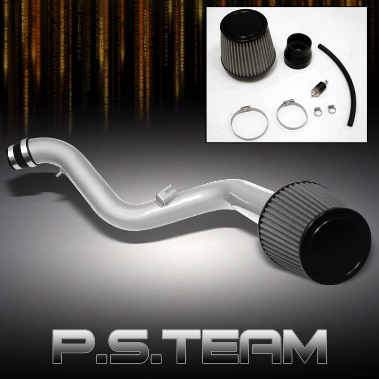 97-01 prelude 2.2 polished aluminum cold air intake + stainless washable filter