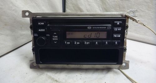 2003 2004 2005 kia sedona radio single cd player 1k5ad66860a g9382