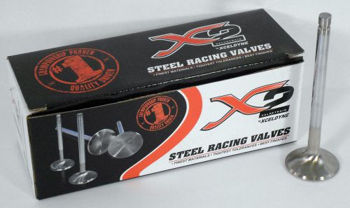 X2 stainless steel valves bbc intake 2.300 5.470 .3415 12 deg square each