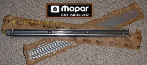 ■ nos mopar dodge pickup truck door sill plates '72-93 warlock li'l led express
