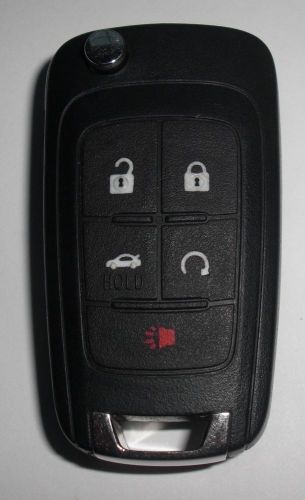 Chevy keyless entry remote 5 button flip fob key fcc: kr55wk50073 / remote start