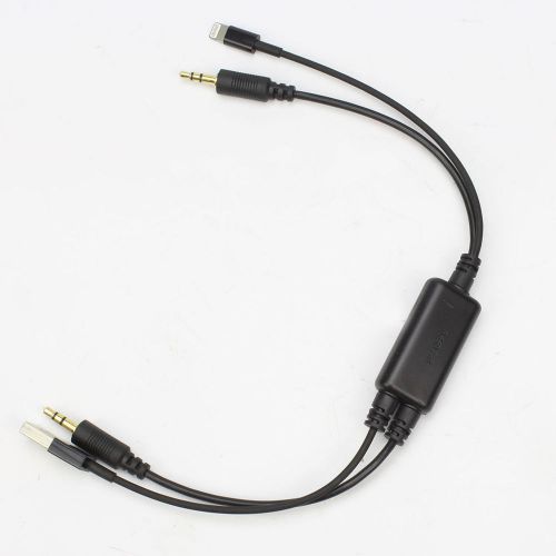 Bmw mini idrive high quality black usb aux cable adapter for iphone 5 iphone 5s