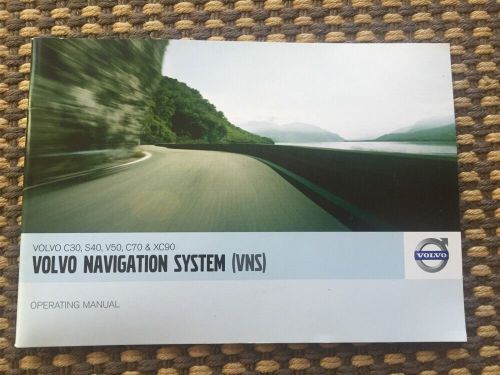 07 2007 volvo c30 s40 c70 xc90 navigation system owners owner's manual book oem