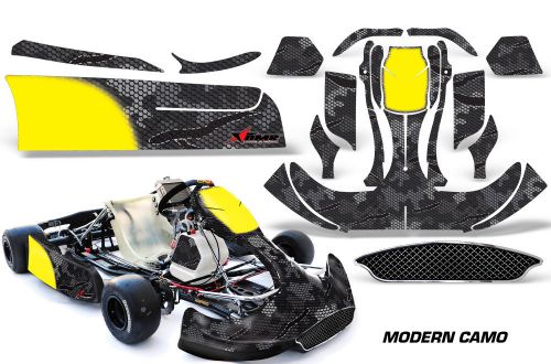 Amr racing graphics crg na2 kart wrap new age sticker kit decal modern camo blk