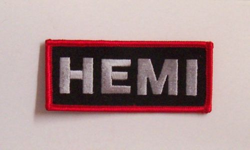 Hemi  embroidered iron-on patch