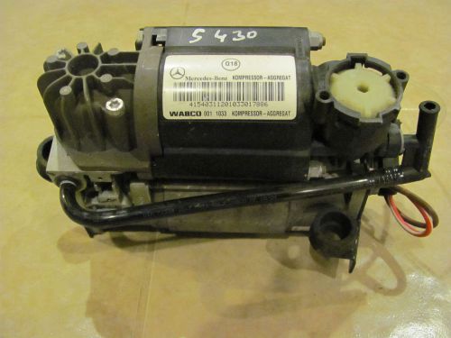 2003 mercedes-benz s430 air suspension compressor pump motor oem