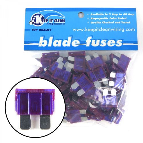 40 amp atc blade fuses - bag 100rca connectors wire tap wire boss bar quick