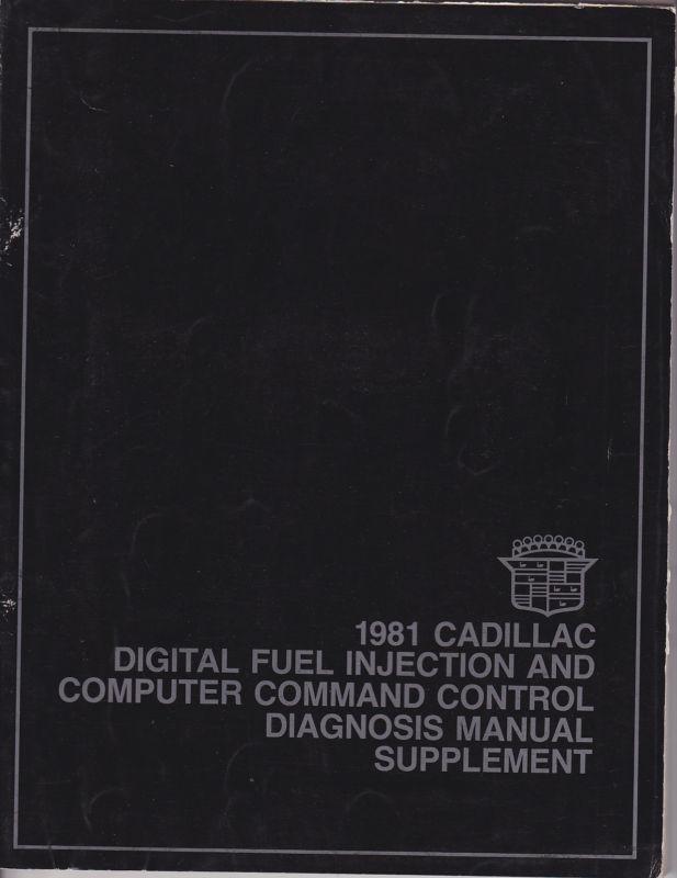 1981 cadillac digital fuel injection computer command control diagnosis manual