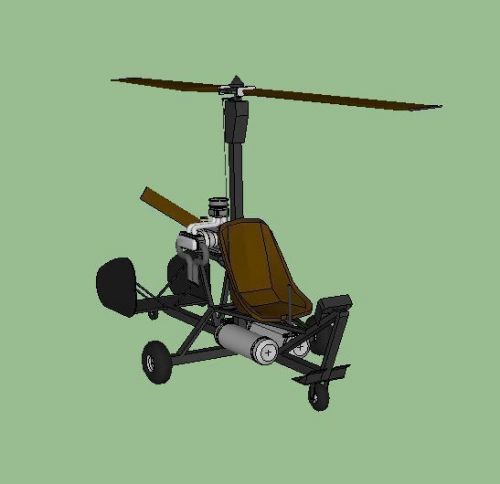 3 homebuilt gyrocopter autogyro helicopter plans diy construction cd