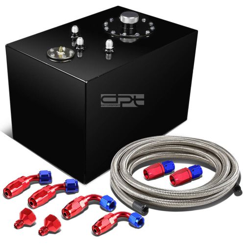 12 gallon top-feed coated race reserved tank+cap+level sender+nylon line kit
