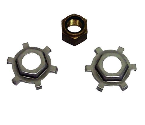Propeller prop nut kit mercury (65 - 225 hp) 18-3701 rplcs 11-52707a1 11-827614