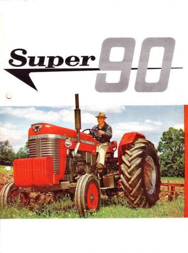 Massey ferguson super 90 operations manual for mf90 tractor service &amp; repair