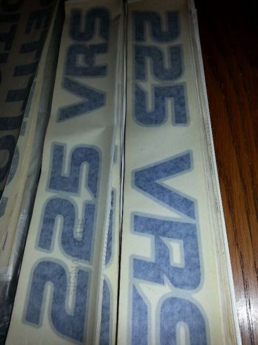 Mastercraft 225 vrs decals pair (2) oem signal blue
