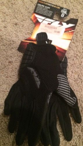 Men's fly racing coolpro glove~black gloves~476401s~small 8~motorcycle