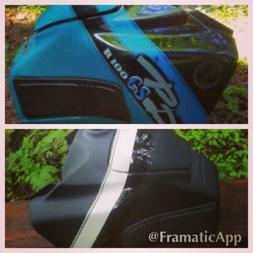 Custom motorcycle paint job for vintage bmw motorbikes, your parts