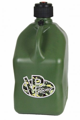 Fuel jug can utility gas water motorsport container round vp-racing camo 5-gal