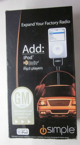 New isimple isgm74 gm oem factory media gateway interface add ipod/mp3/hd radio