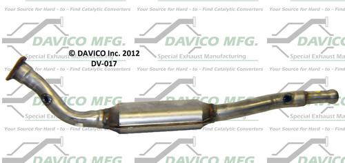 Davico dv-017 exhaust system parts-exact-fit catalytic converter