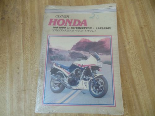 Clymer honda service repair manual 700-1000 cc interceptor 1983-1985 motorcycle