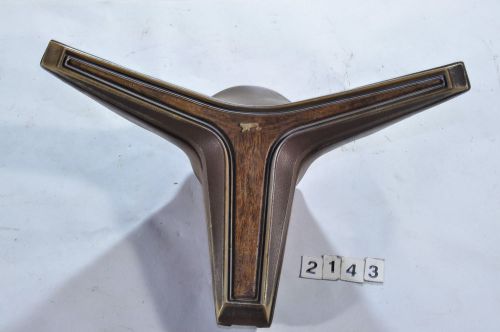 71 72 73 mercury cougar steering wheel center pad deluxe rim blow coupe ginger