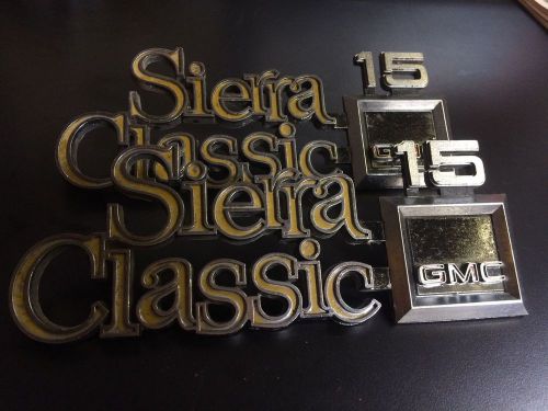 Gmc sierra classic 15 emblems