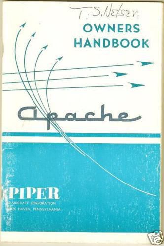 Owner&#039;s handbook piper apache (1967)