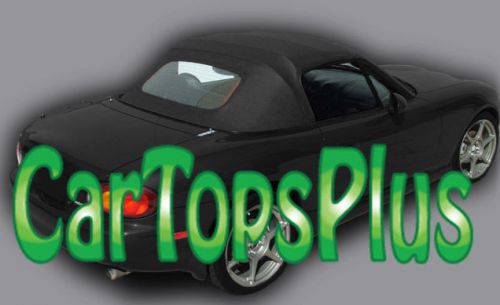 Streamline style miata convertible top, defrost glass  &amp; preinstalled rainrail