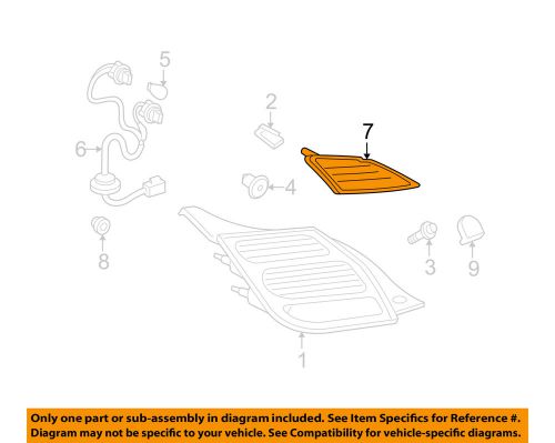 Lexus toyota oem 06-10 sc430 tail lamps-rear lamps-upper trim right 7680124020