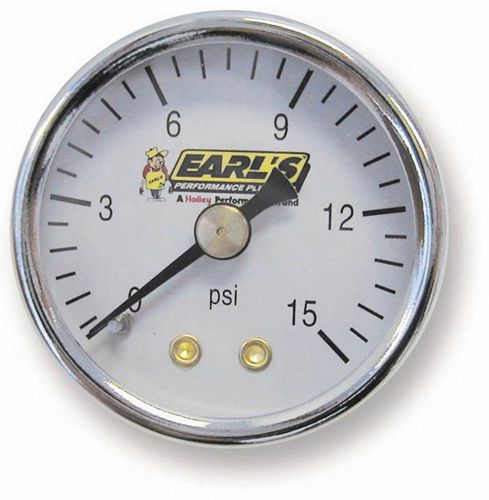 Earls 100195erl fuel pressure gauge