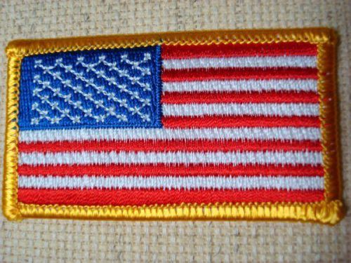 American flag patch  3.5" x 2.25"
