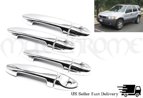 Chrome door handle covers for 01-06 ford escape * no passenger keyholes *
