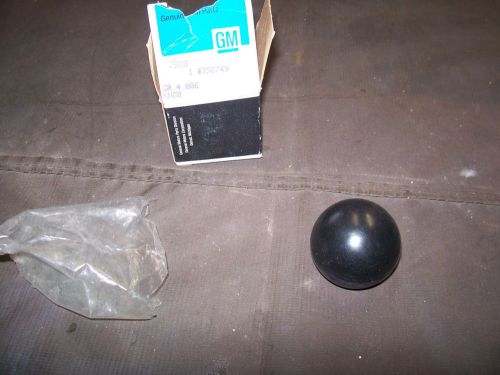 1955-70 corvette- chevelless-camaro-impala-nova-gm black shifter knob-nos &amp; box