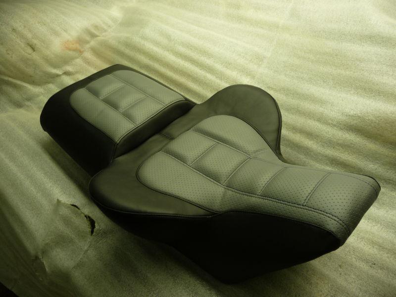Kawasaki klr650 two tone single bucket seat h-pattern front and rear   