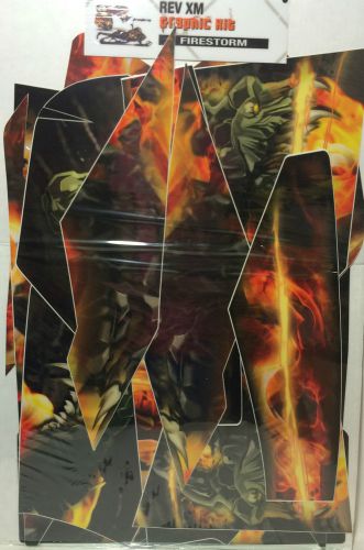 Amr racing graphics decal kit clearance sale for ski-doo rev xm 2013 firestorm