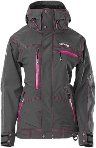 Divas 97013 avid neo jacket 4x charcoal/pink