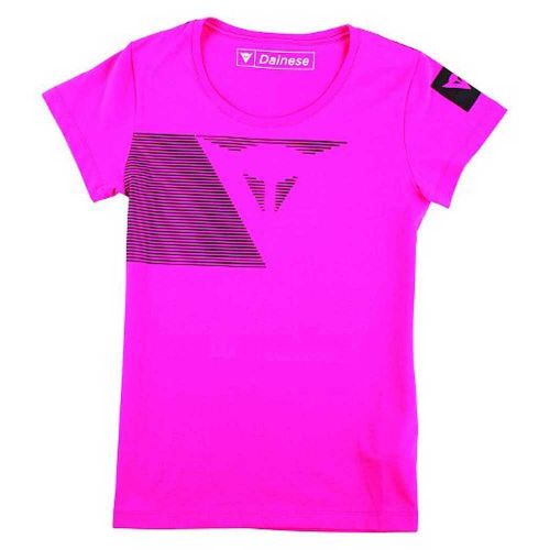 New dainese fast stripes lady womens tee/t-shirt, fuchsia(pink), med/md
