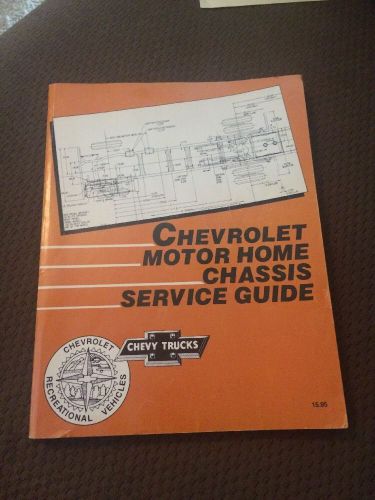 1992 ~ chevrolet motor home chassis service guide
